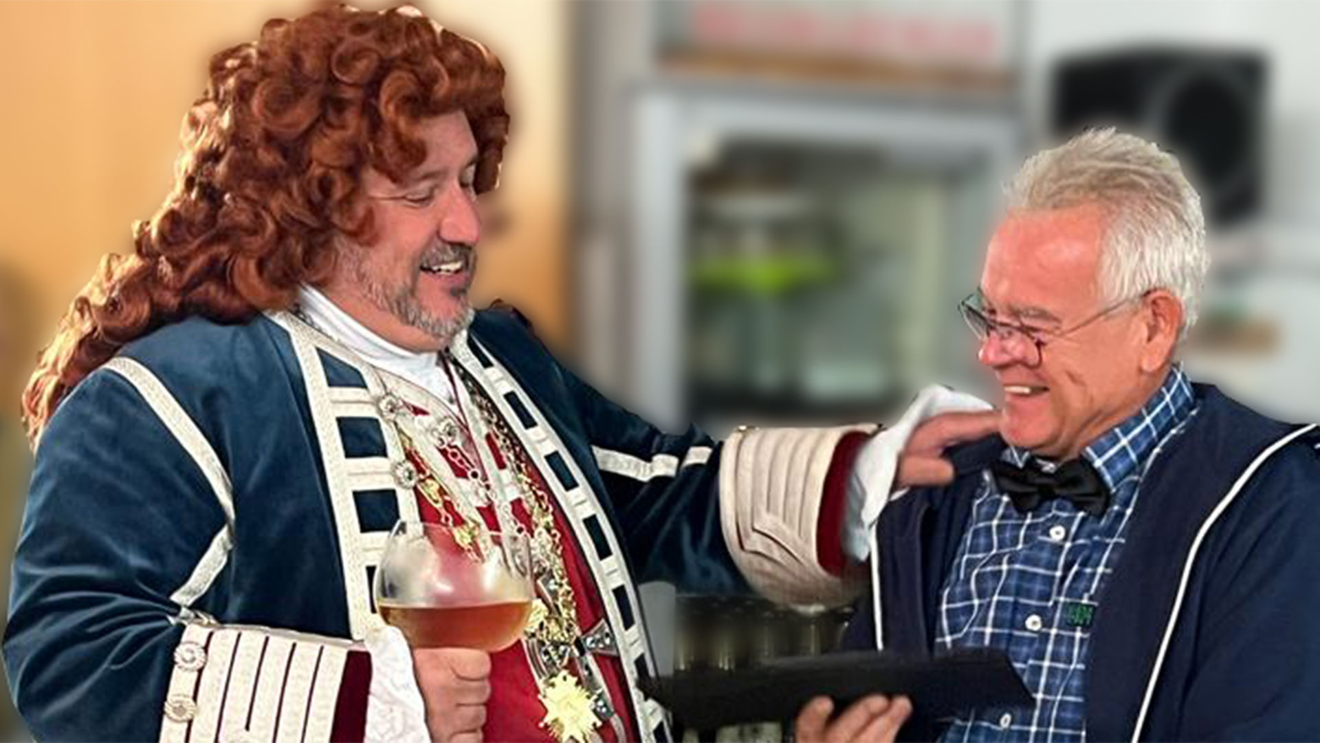 Perkeo und Gerd Härle seinem 60. Geburtstag
