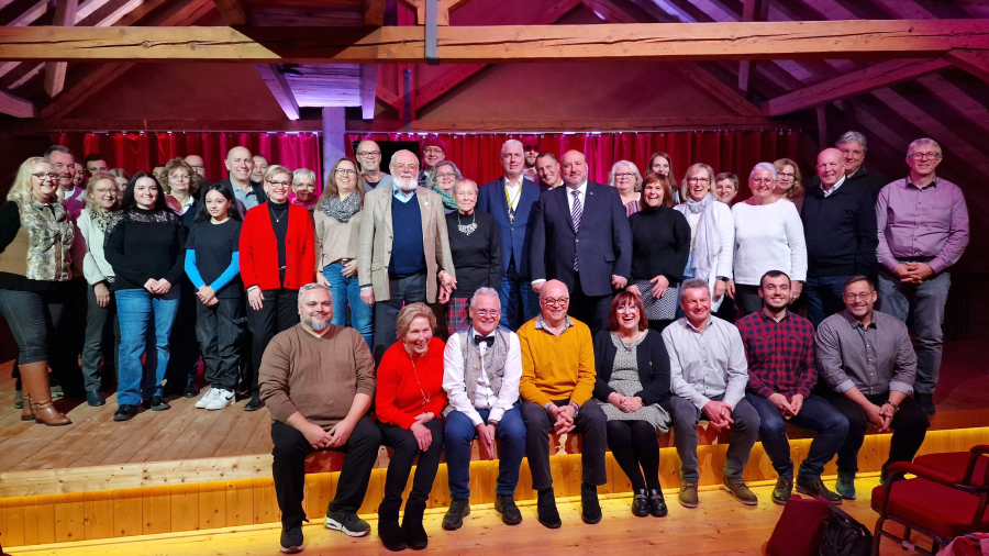 Perkeo und Gerd Härle seinem 60. Geburtstag