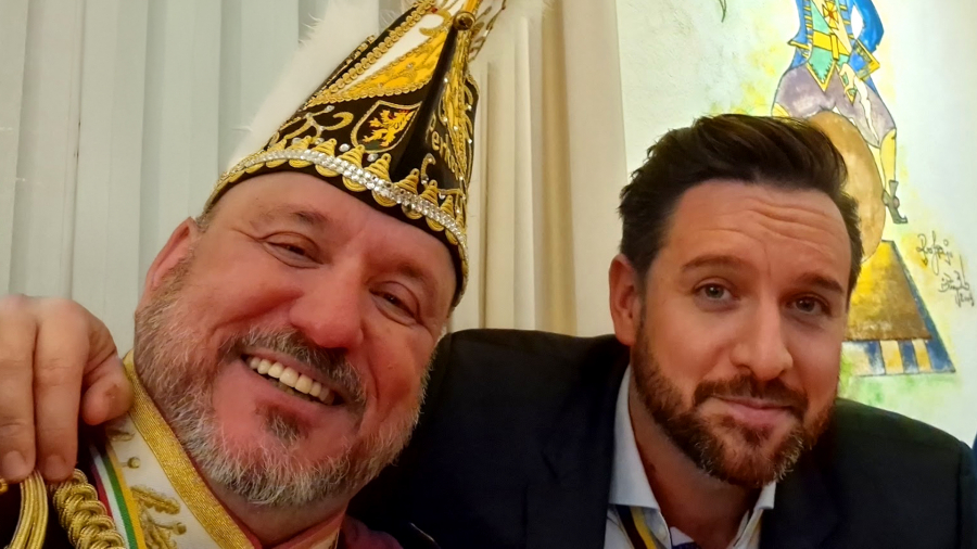 Perkeo Präsident Thomas Barth mit seinem künftigen Vize  Daniel Schlick