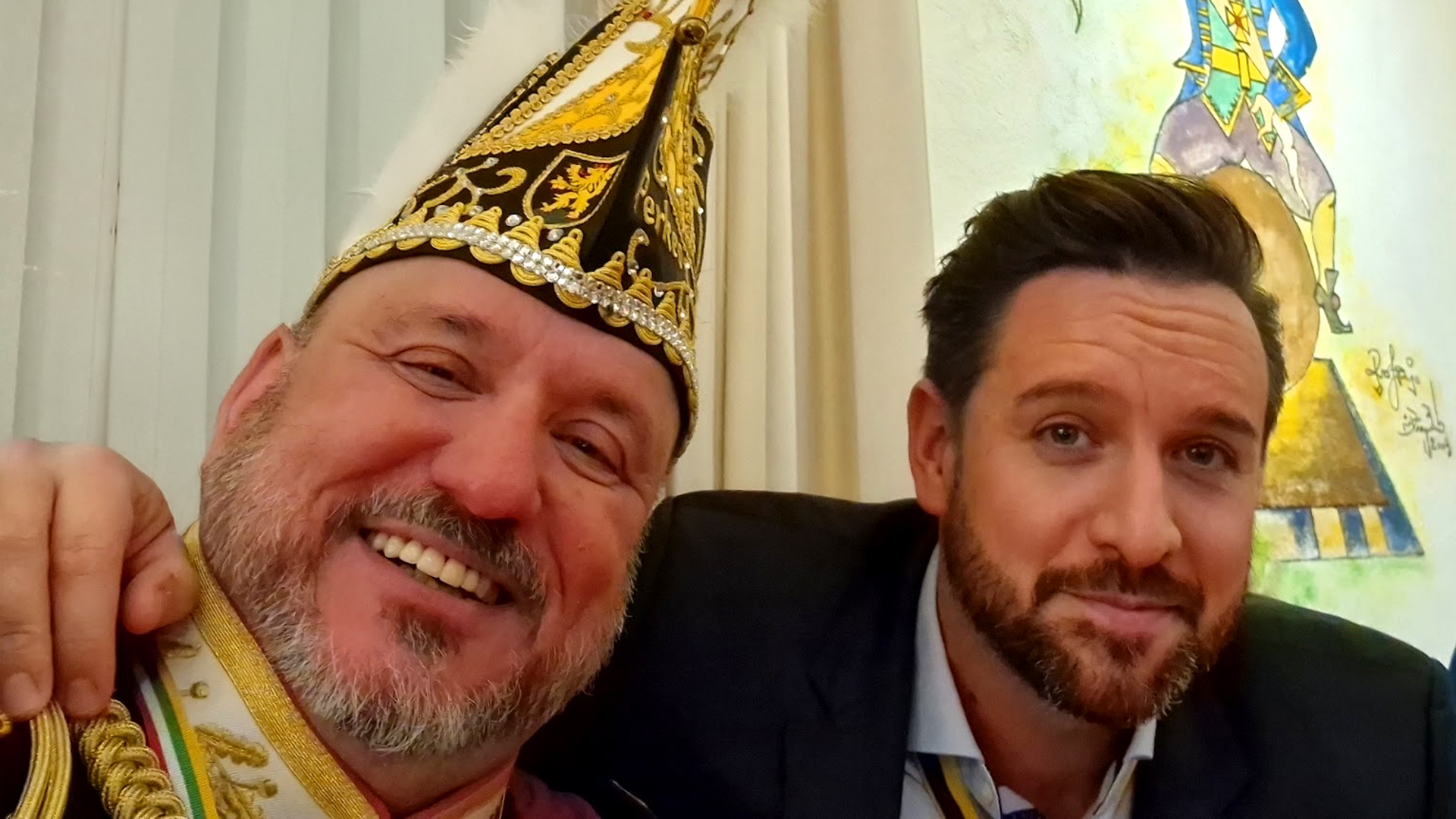 Perkeo Präsident Thomas Barth mit seinem künftigen Vize  Daniel Schlick